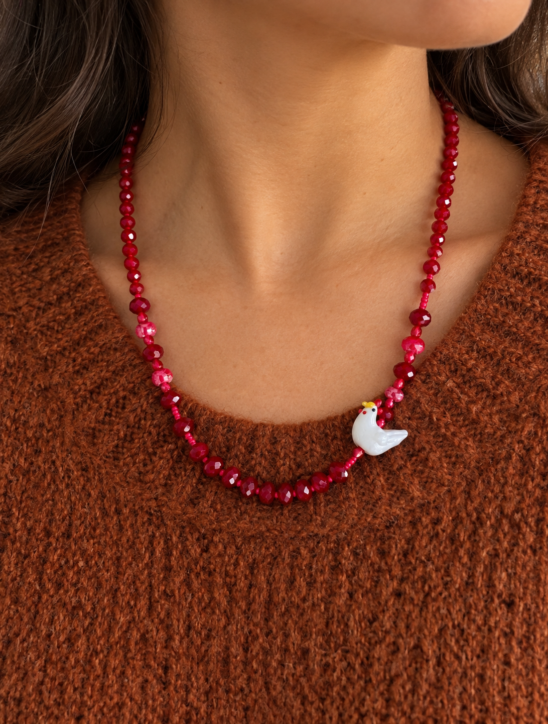 Collane con animaletti in vetro