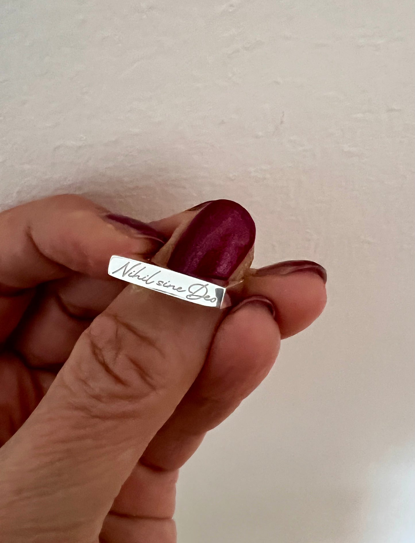 Anello squadrato - Filigrane & co