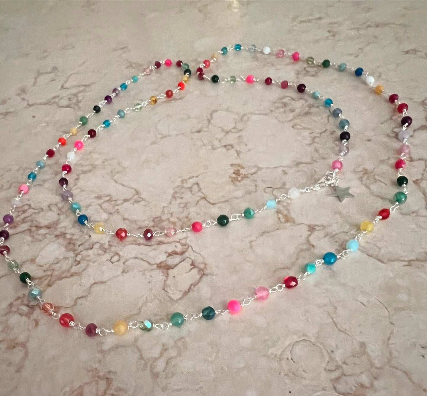 Collana lunga multicolor - Filigrane & co