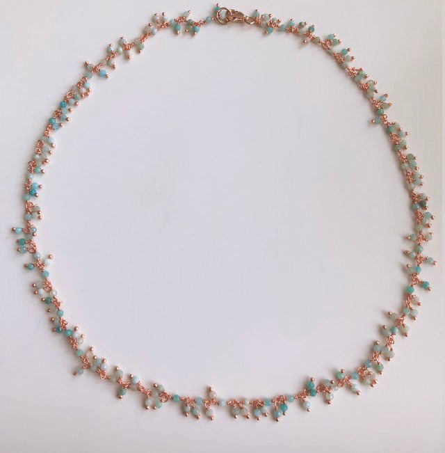 Girocollo Artigianale In Argento 925 Con Bottone Sardo Dell'Iglesiente E Pietra Swarovski Rossa