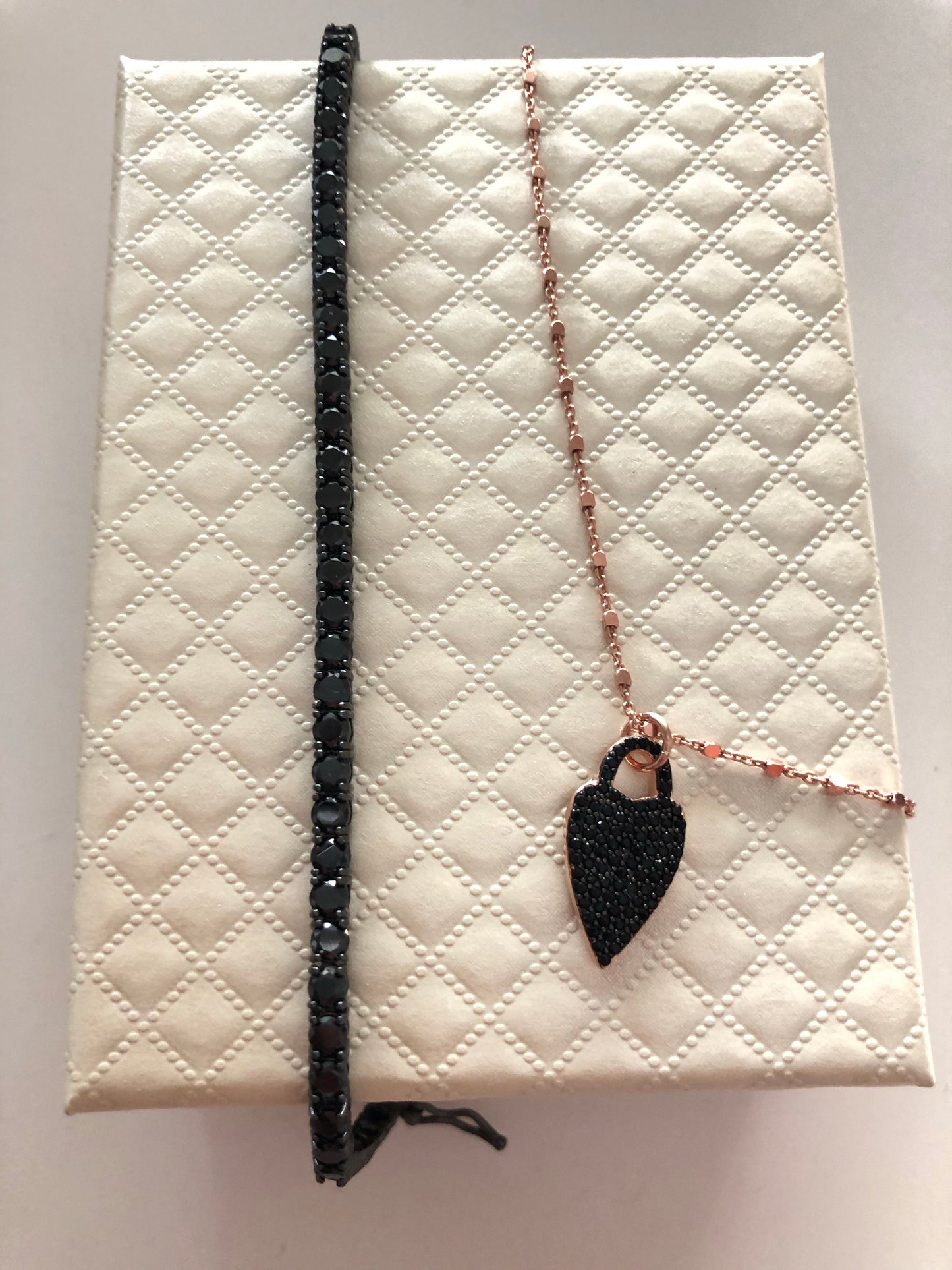 Girocollo con cuore nero - Filigrane & co