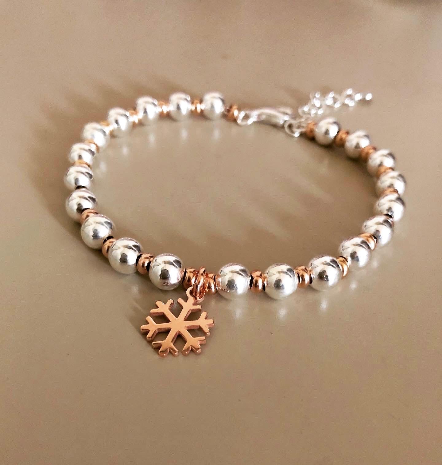 Bracciali argento fiocco di neve - Filigrane & co