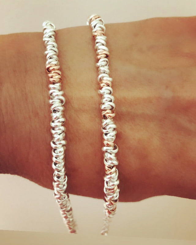 Collana nodini in argento - Filigrane & co