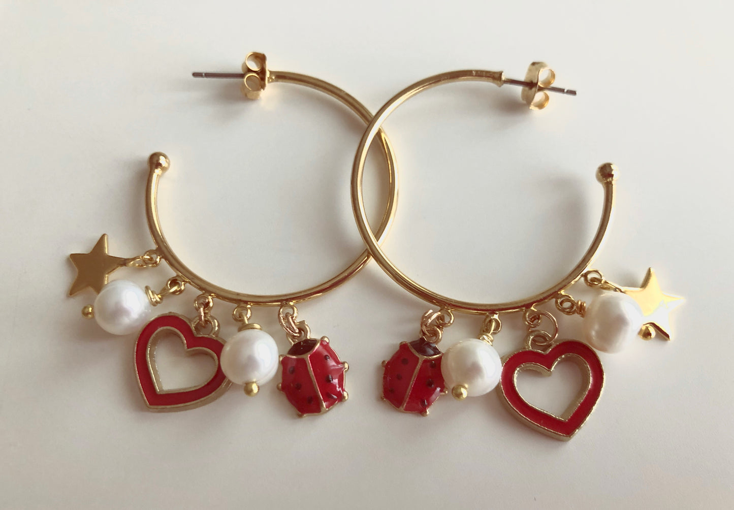 Orecchini a cerchio con charms - Filigrane & co