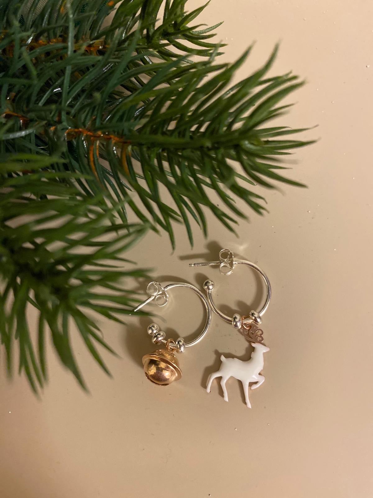 Orecchini renna e campanello - Filigrane & co