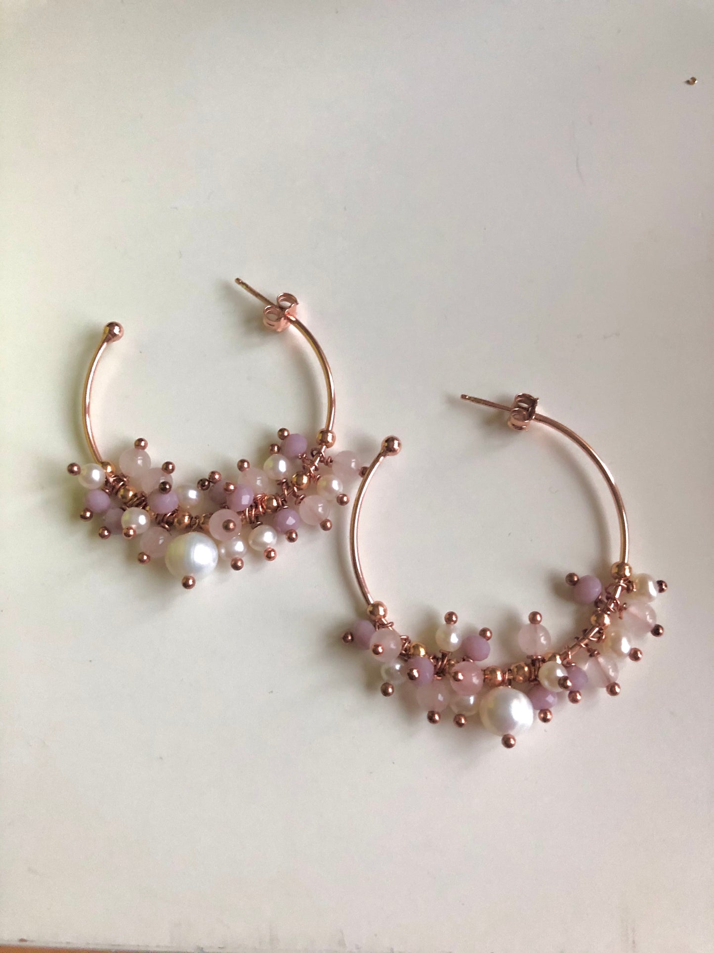 Orecchini a cerchio con pendenti - Filigrane & co