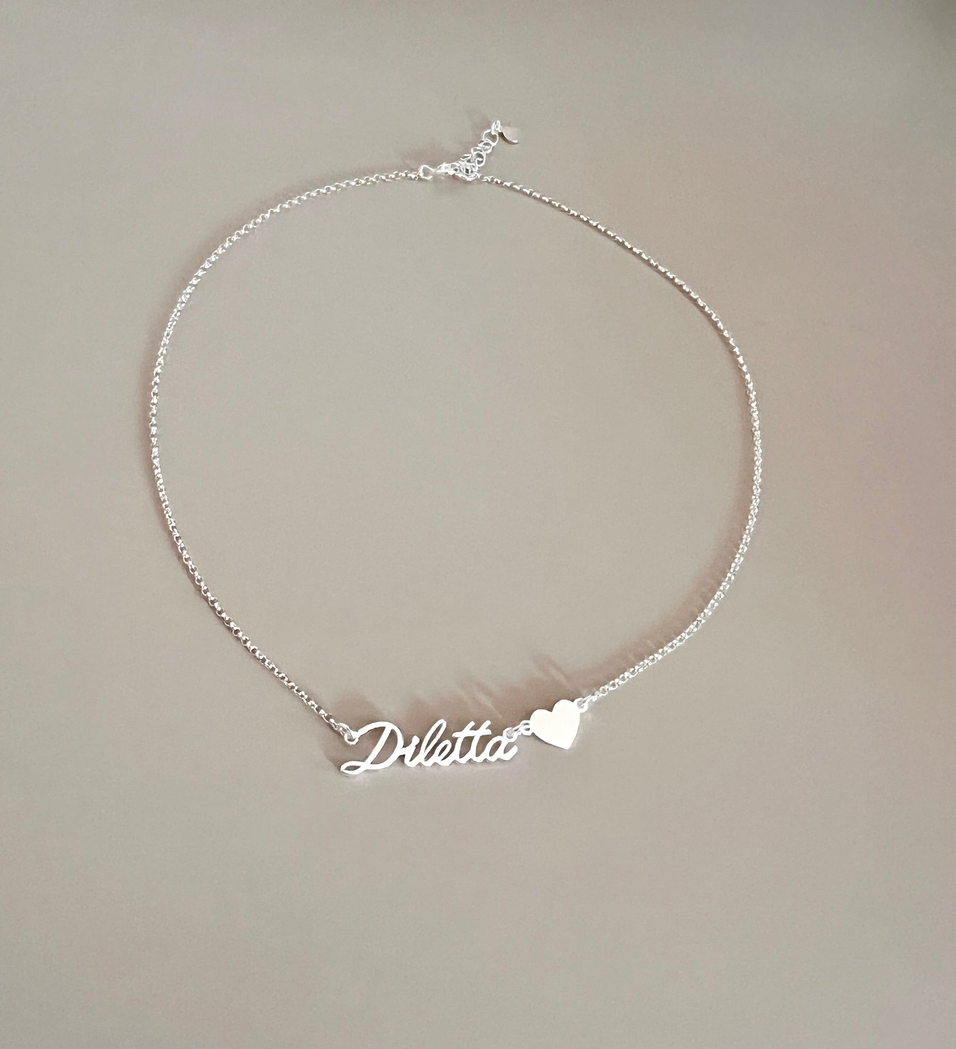 Collana con nome misura media - Filigrane & co