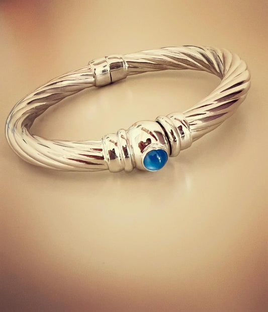 Bracciale torchon chiusura a molla - Filigrane & co