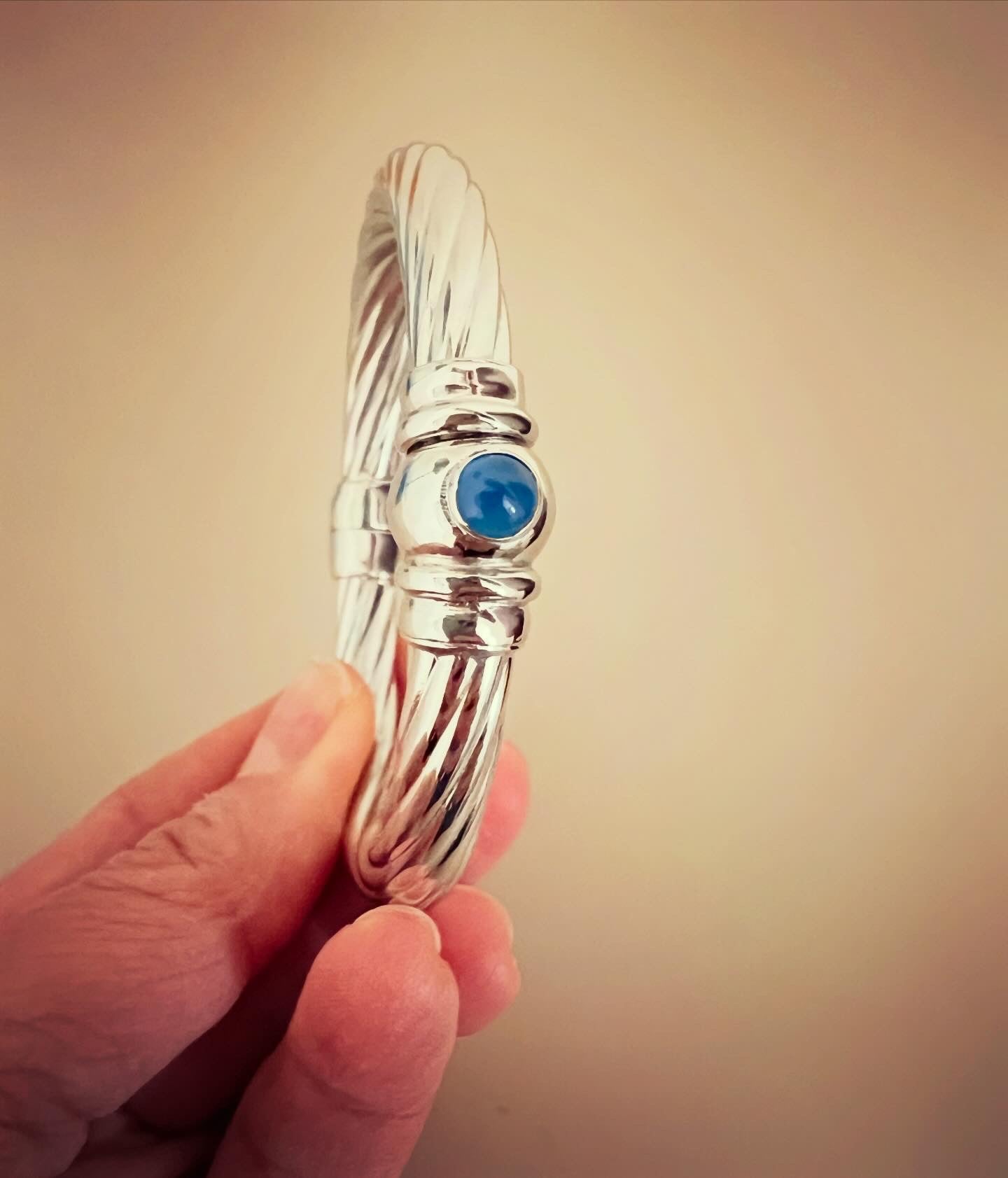 Bracciale torchon chiusura a molla - Filigrane & co