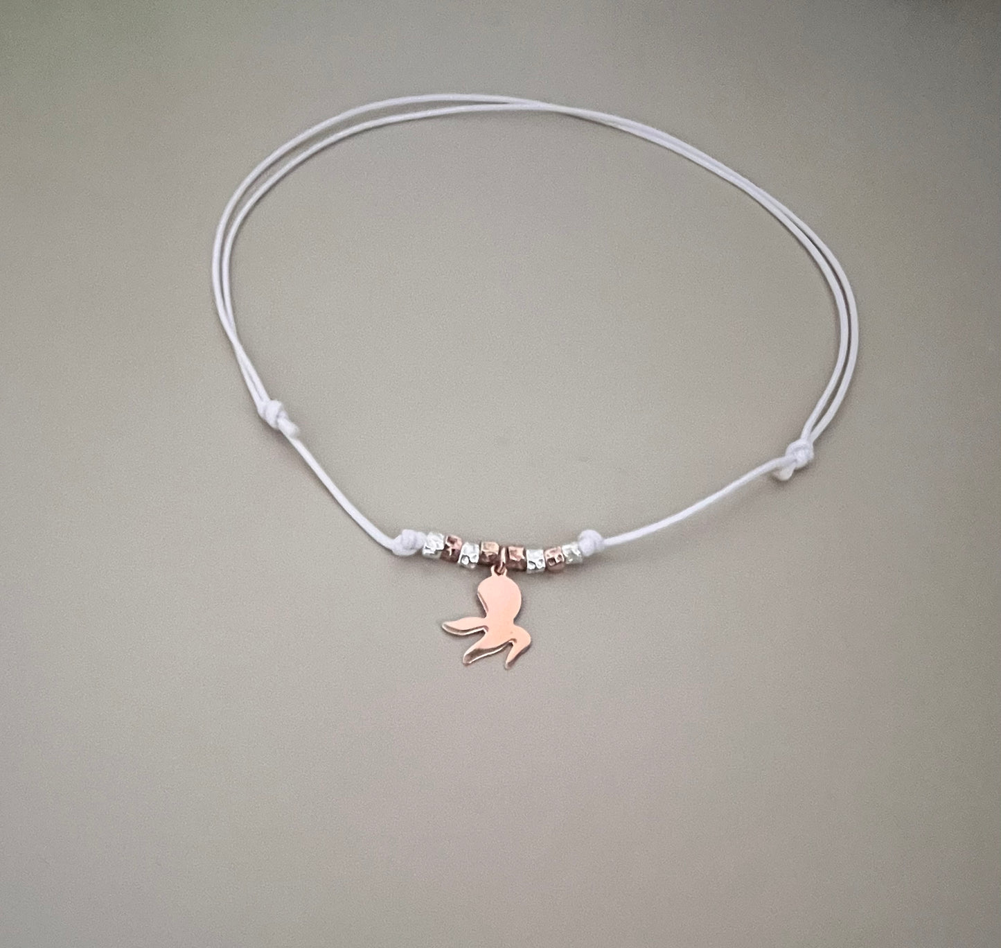 Girocollo in argento con cordino - Filigrane & co