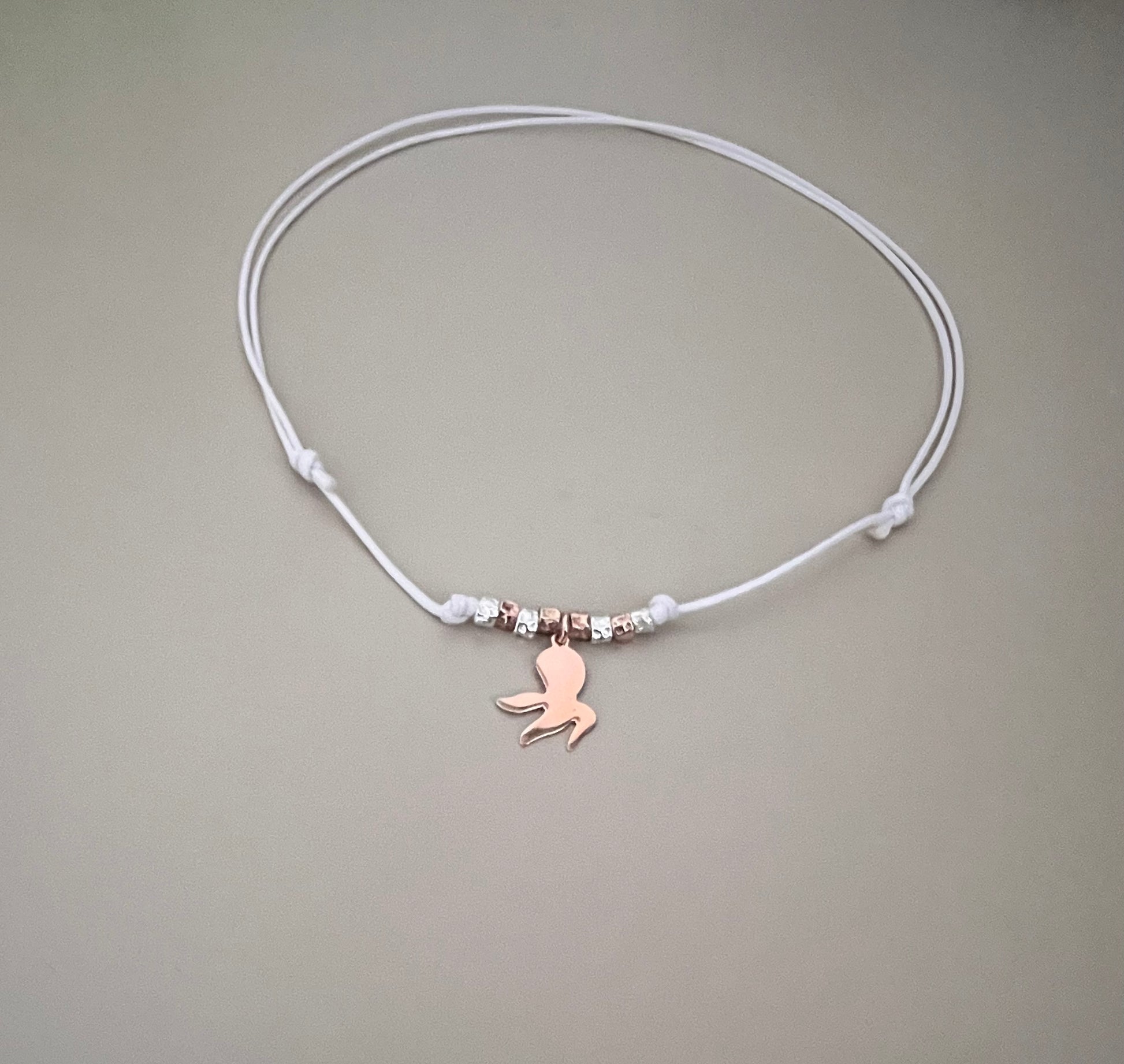 Girocollo in argento con cordino - Filigrane & co