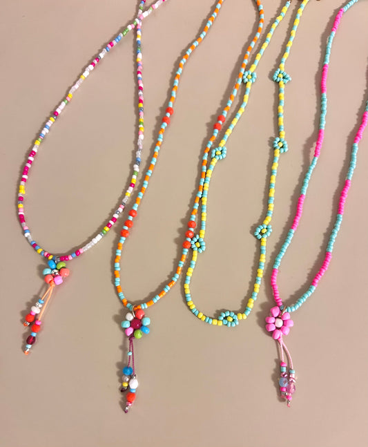 Collane fiori di perline