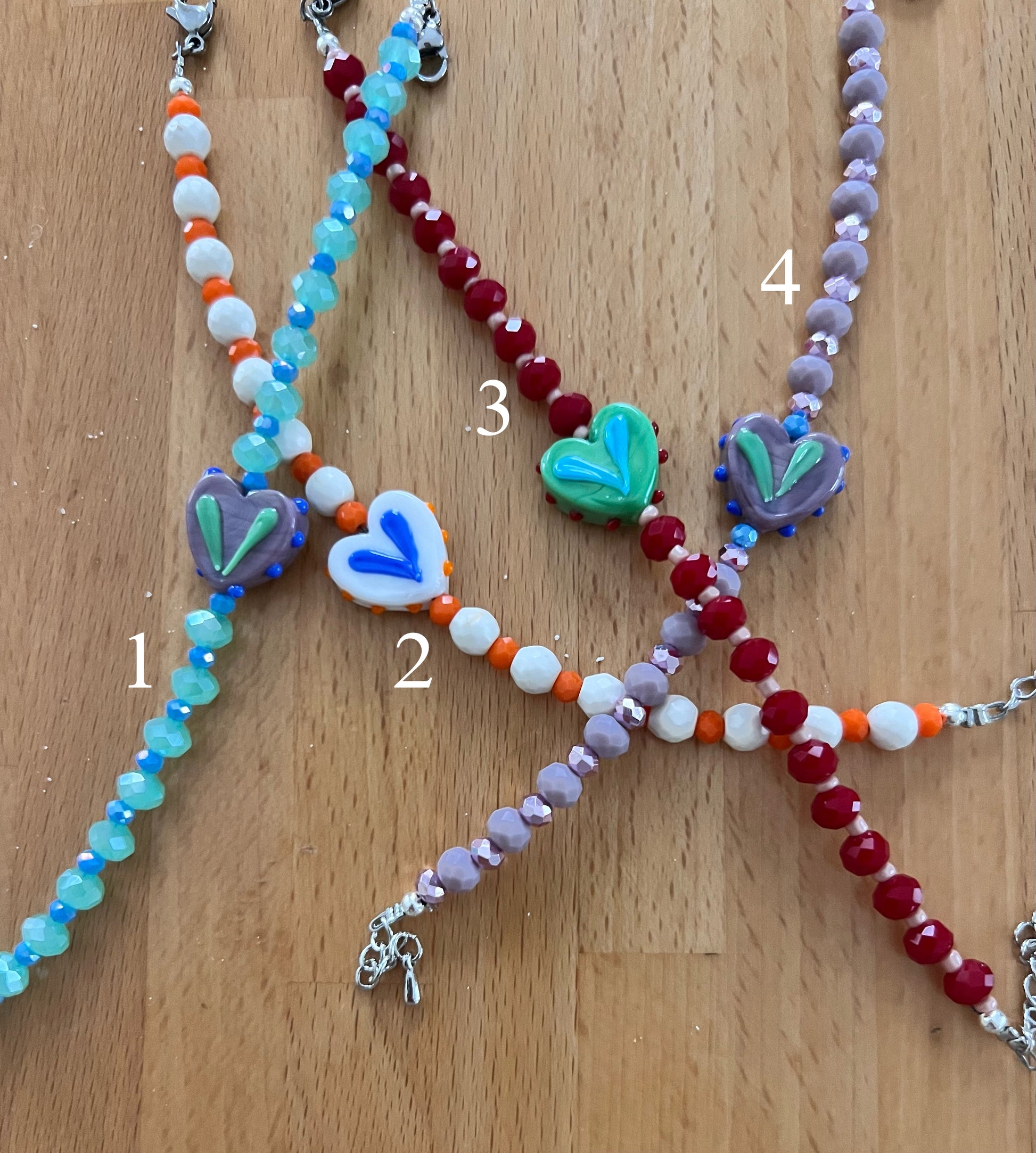 Bracciali cuore di cristalli - Filigrane & co