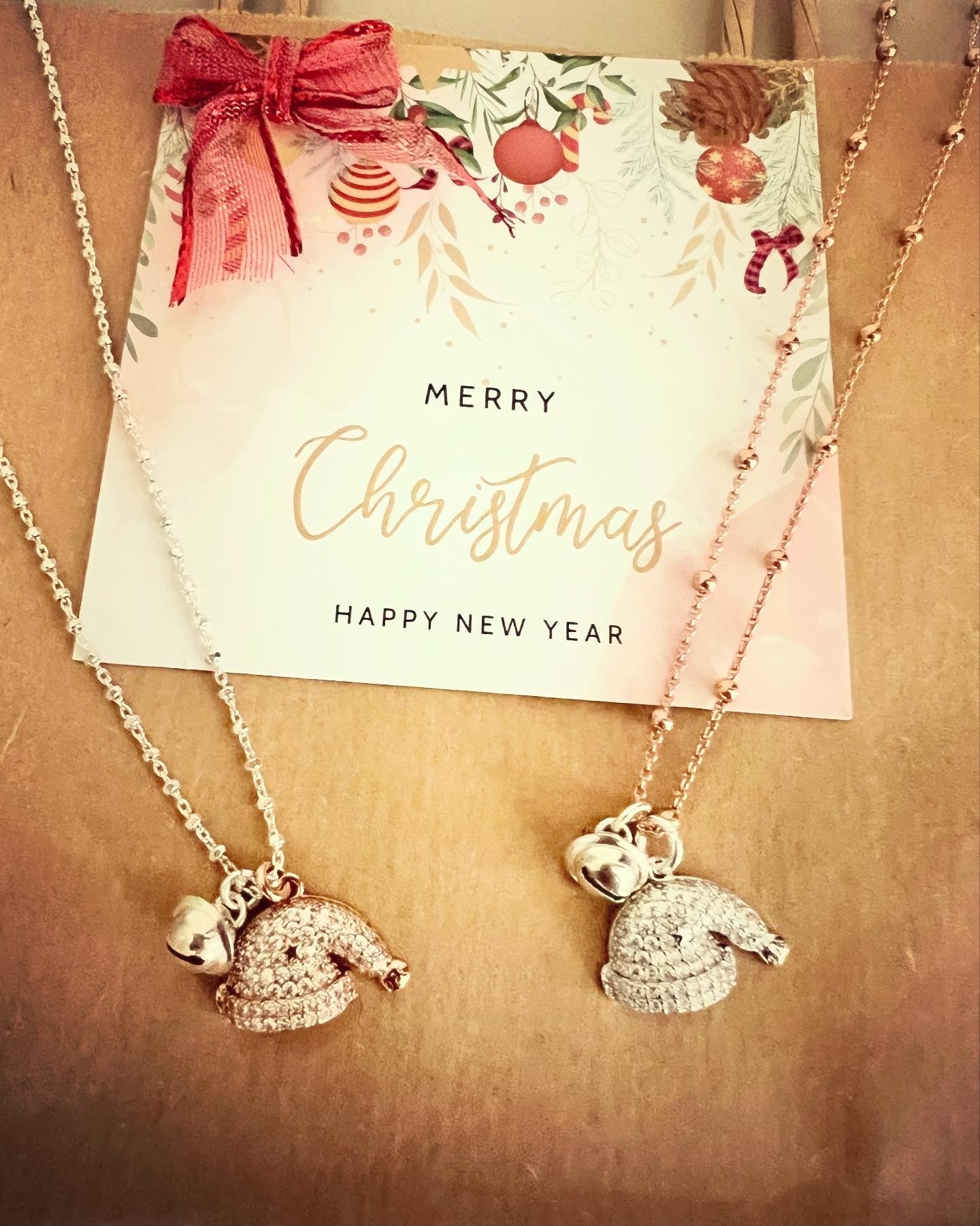 Collane con berretto di Babbo Natale