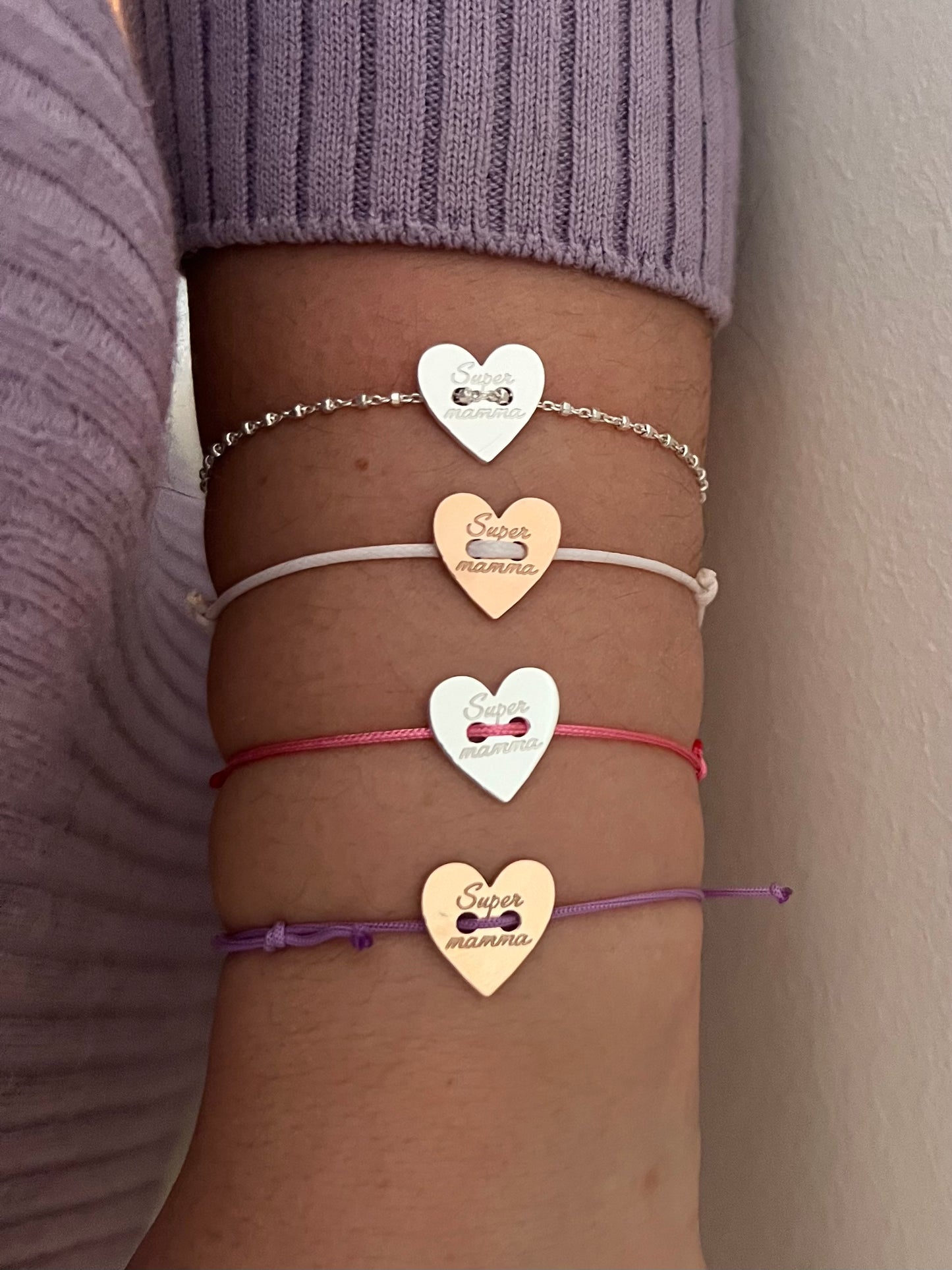 Bracciali “super mamma”