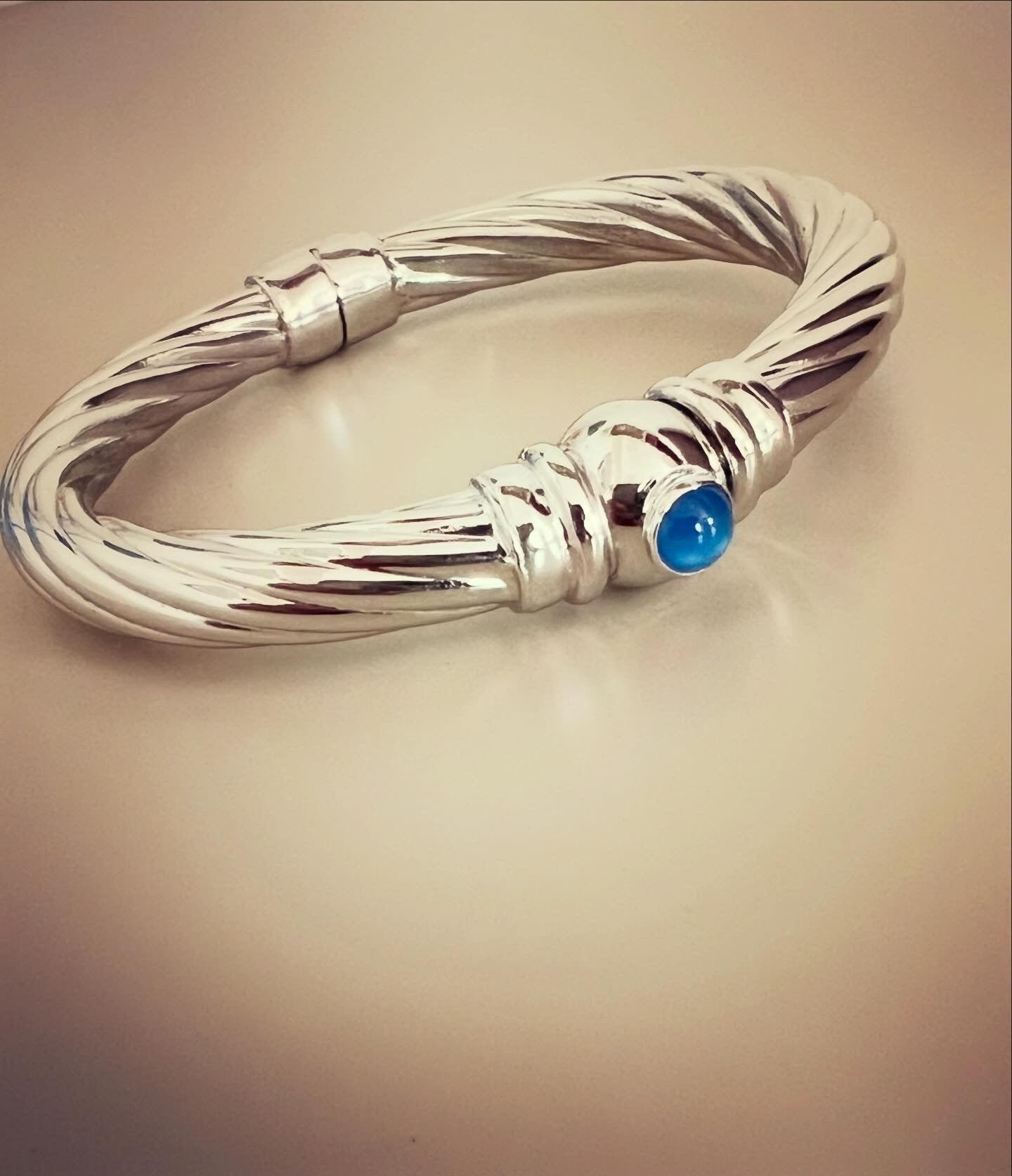 Bracciale torchon chiusura a molla - Filigrane & co