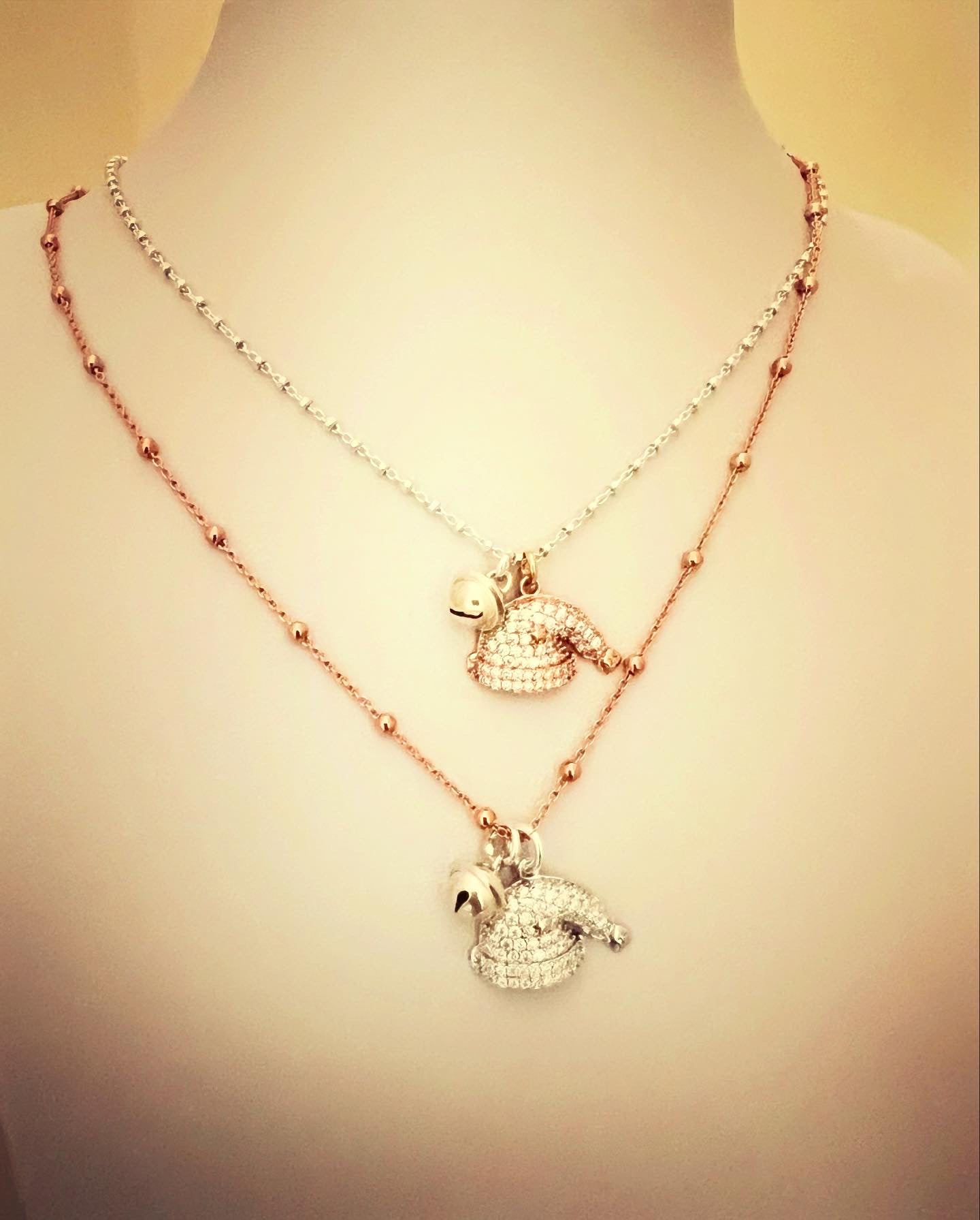 Collane con berretto di Babbo Natale