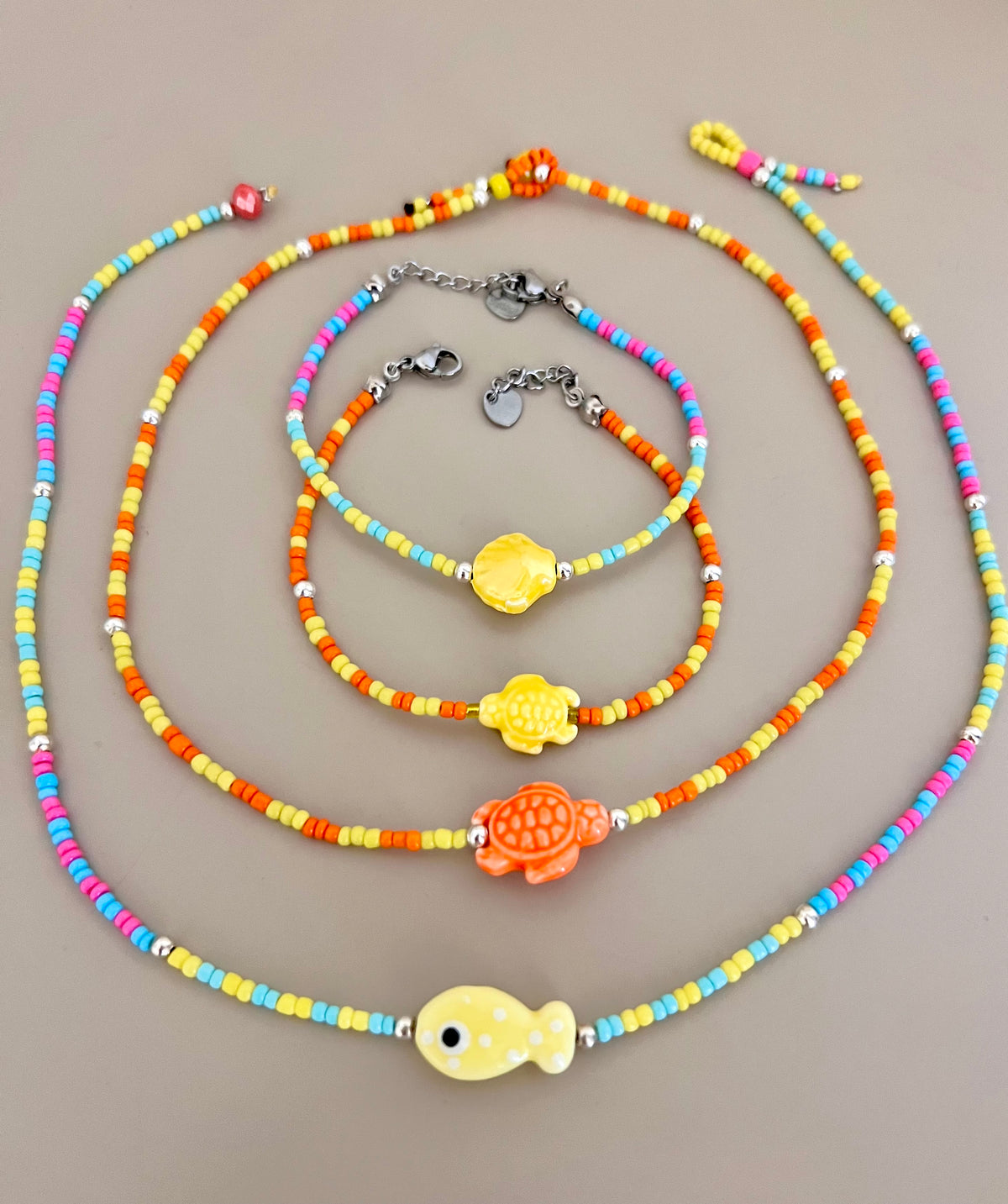 Collane girocollo e bracciali colorati mare - Filigrane & co