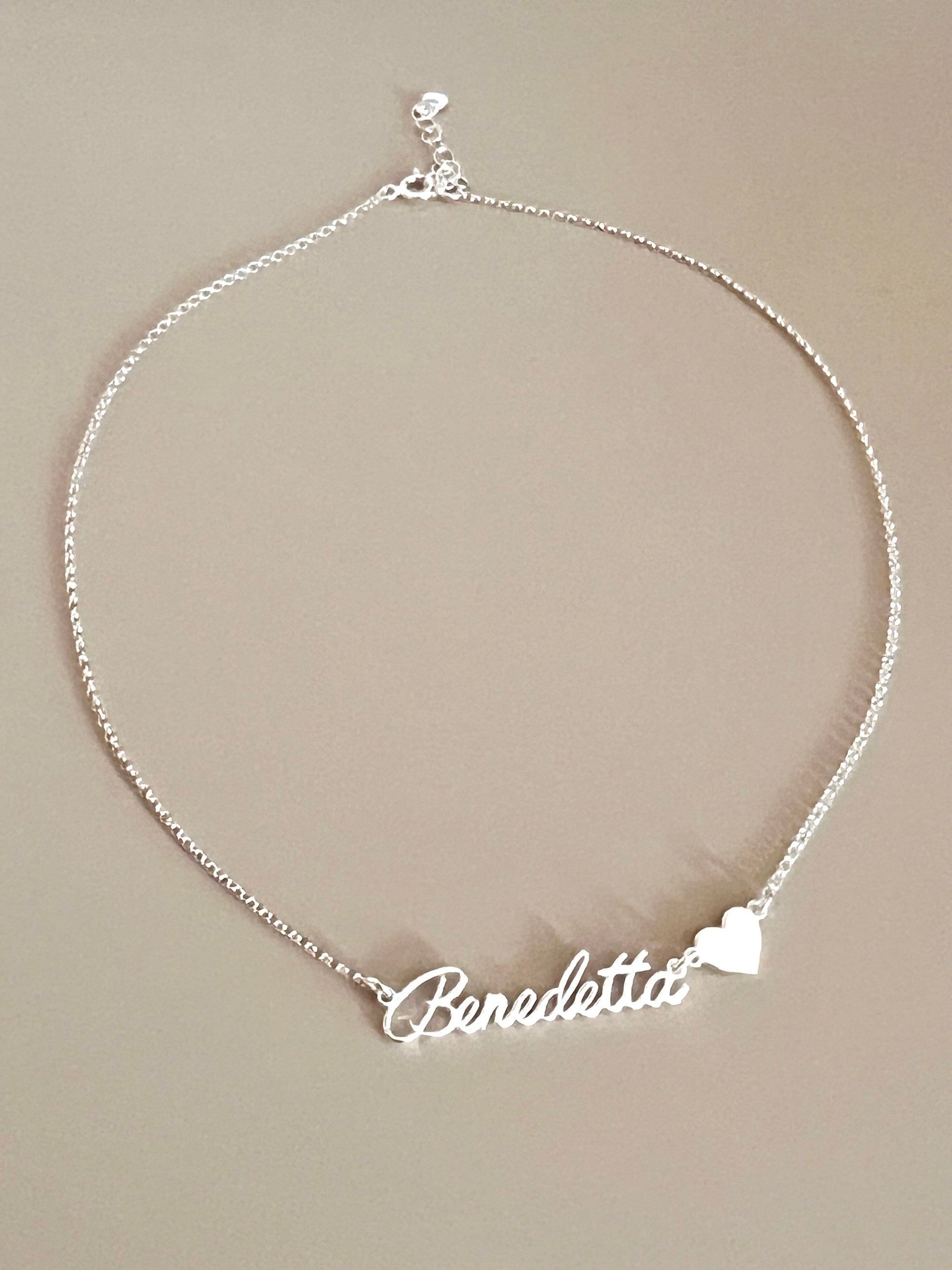 Collana con nome misura media - Filigrane & co