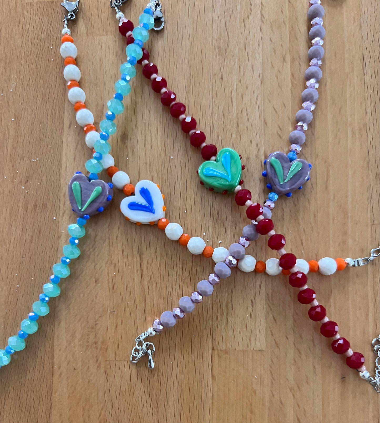 Bracciali cuore di cristalli - Filigrane & co