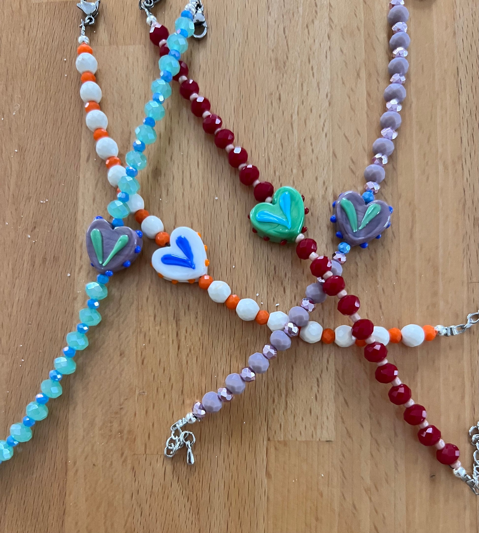 Bracciali cuore di cristalli - Filigrane & co
