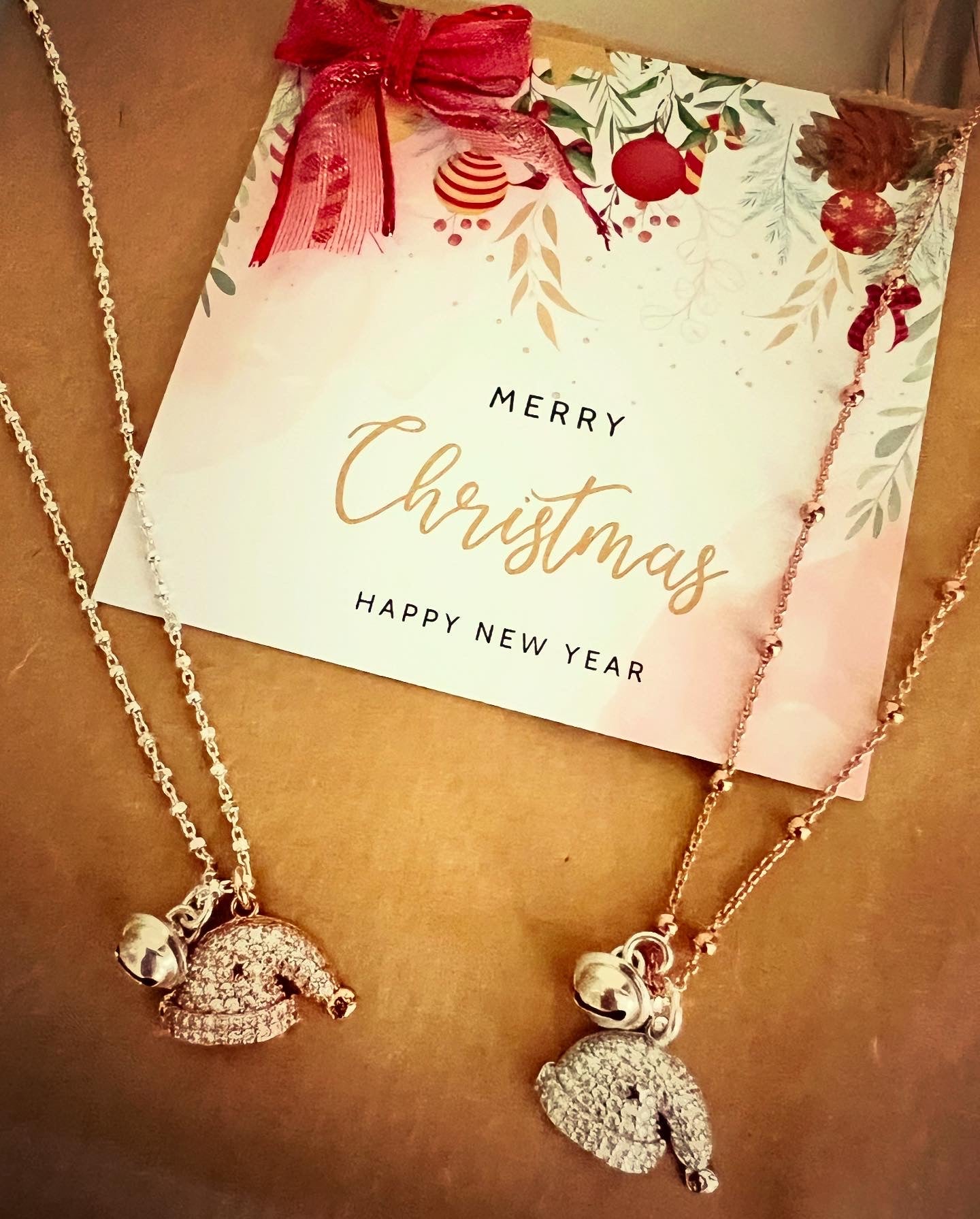 Collane con berretto di Babbo Natale