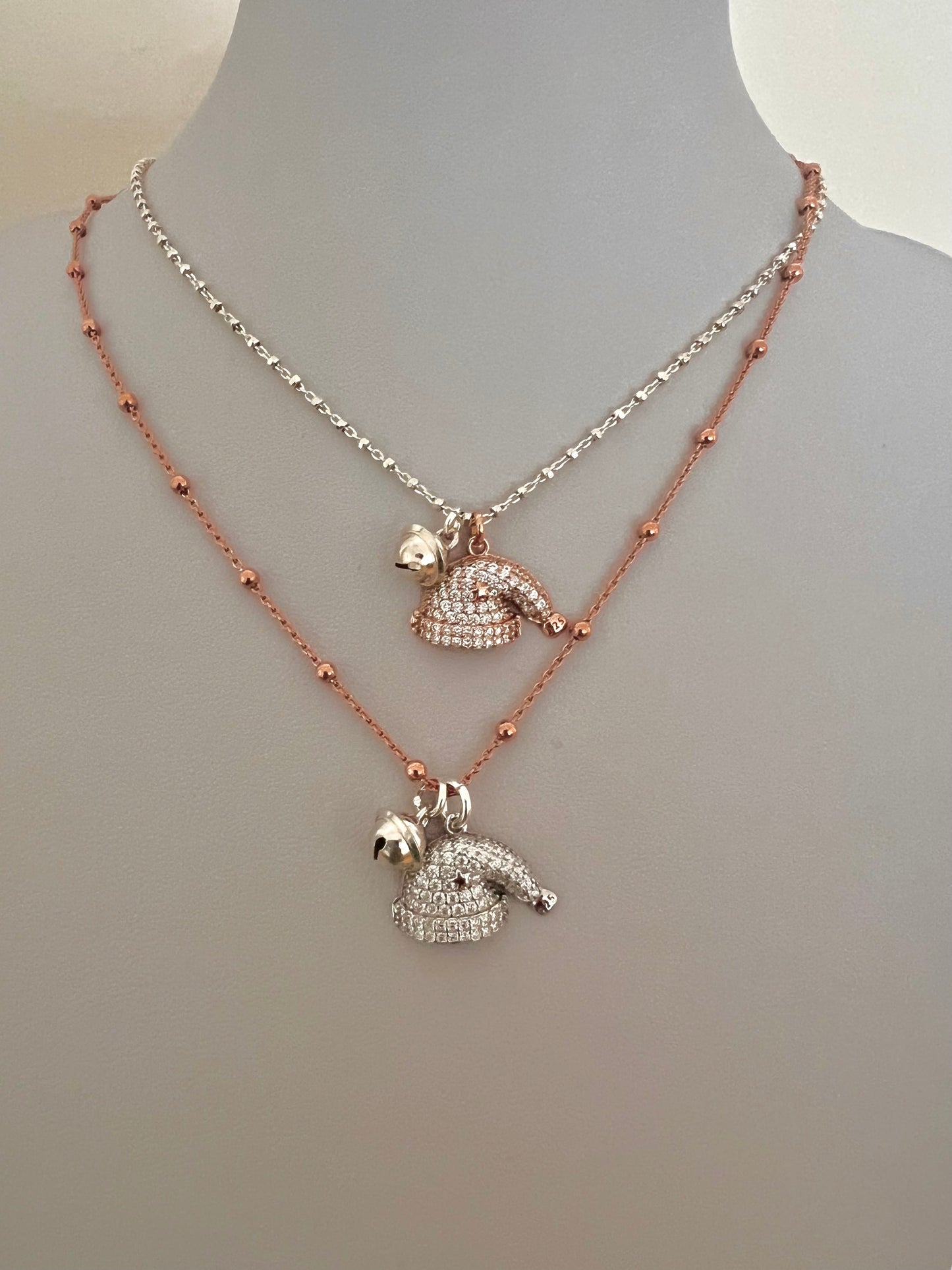 Collane con berretto di Babbo Natale