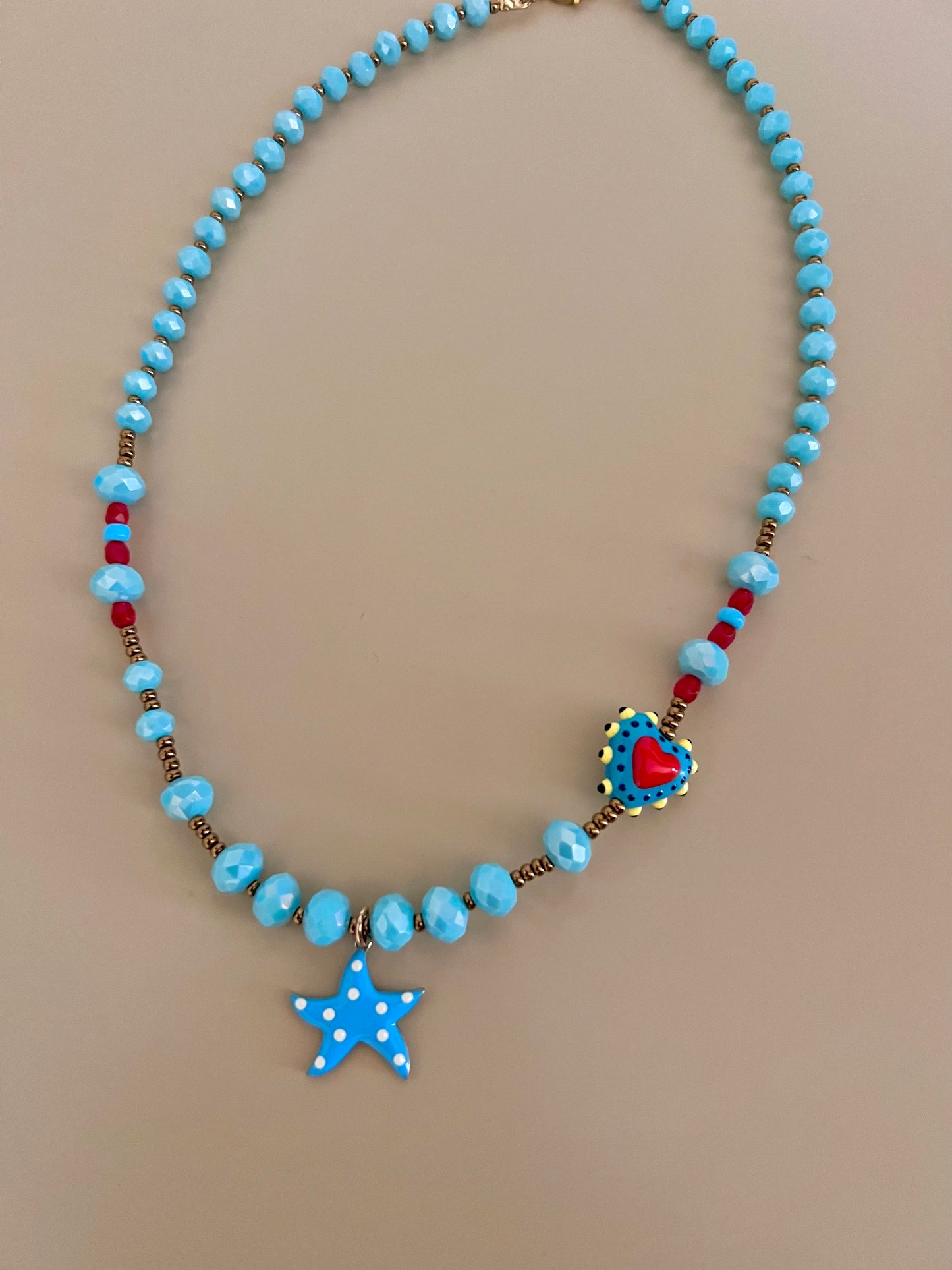 Collana con cuore e pesce - Filigrane & co