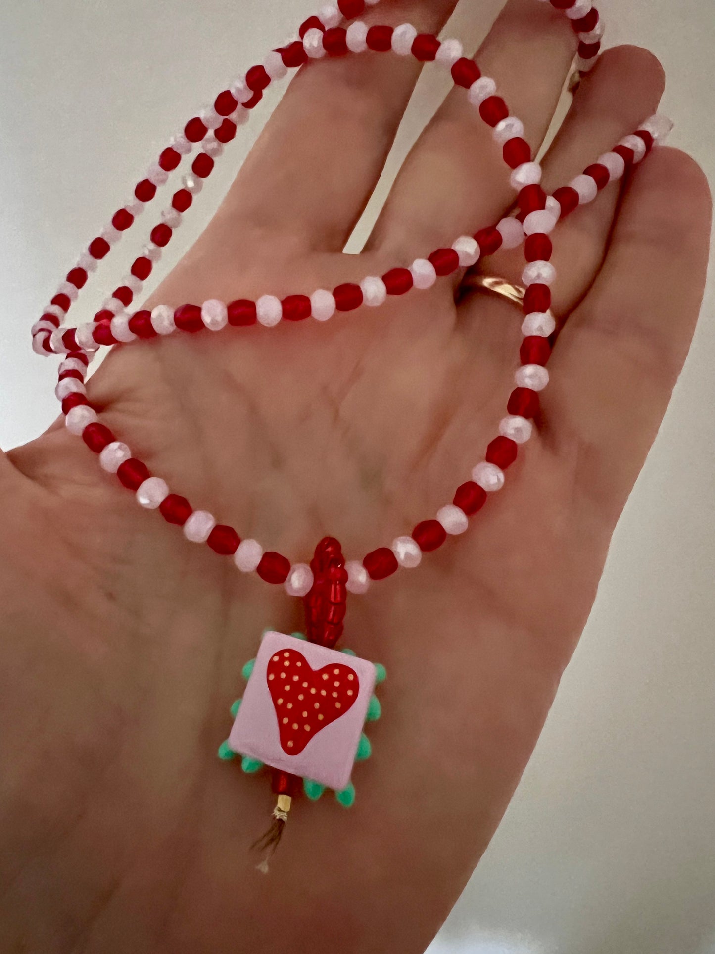 Collane con cuori o fiore pendenti