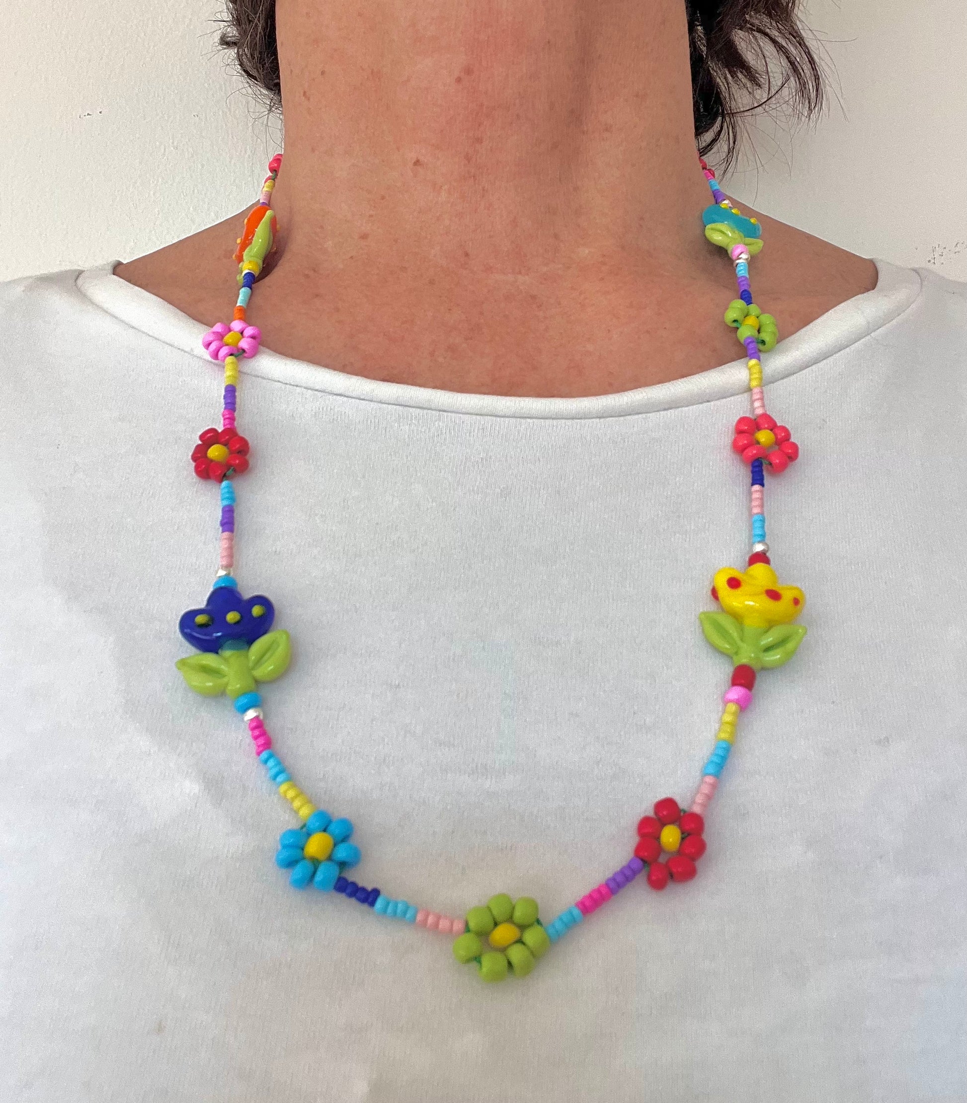 Collana fiorita - Filigrane & co
