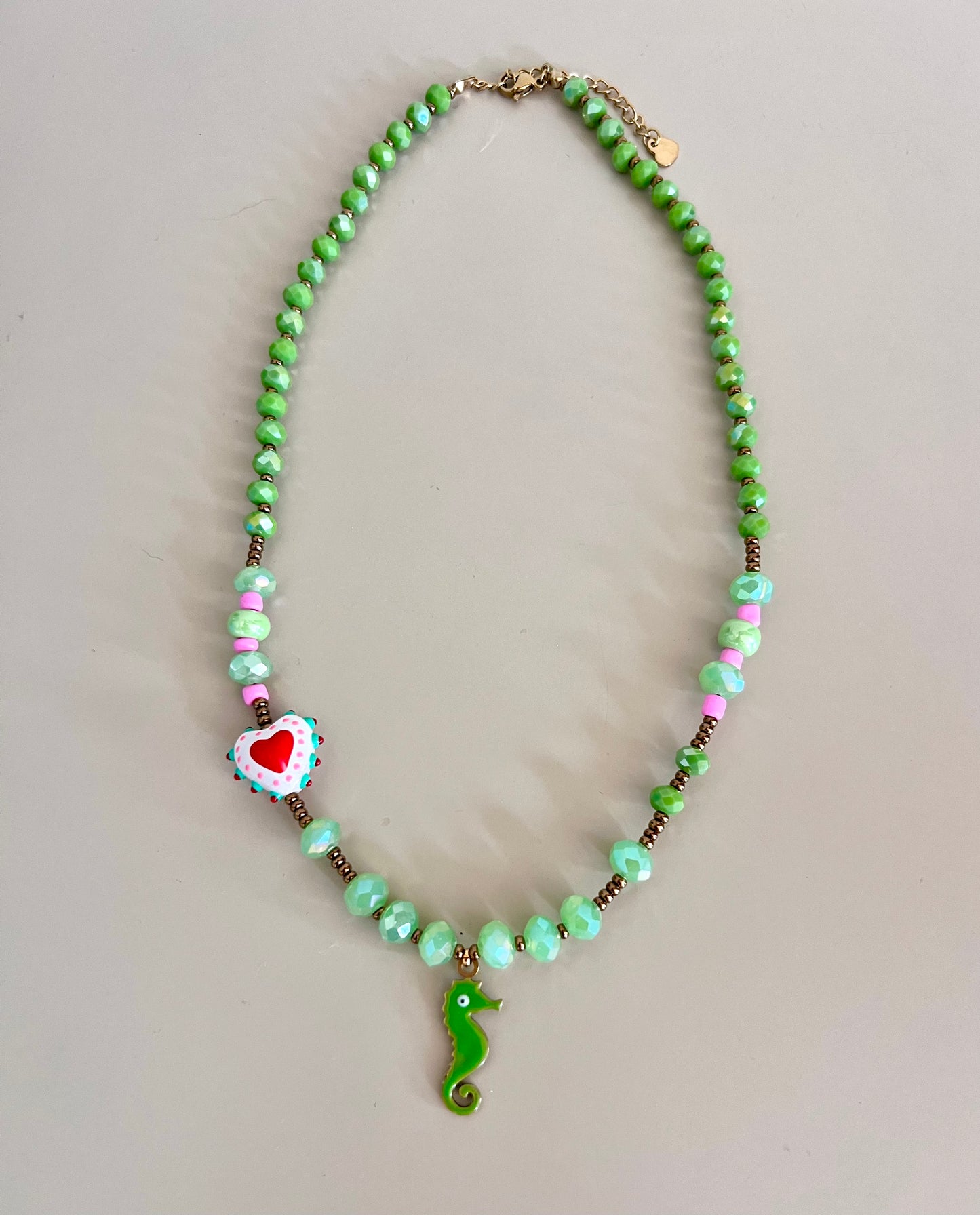 Collana con cuore e pesce - Filigrane & co