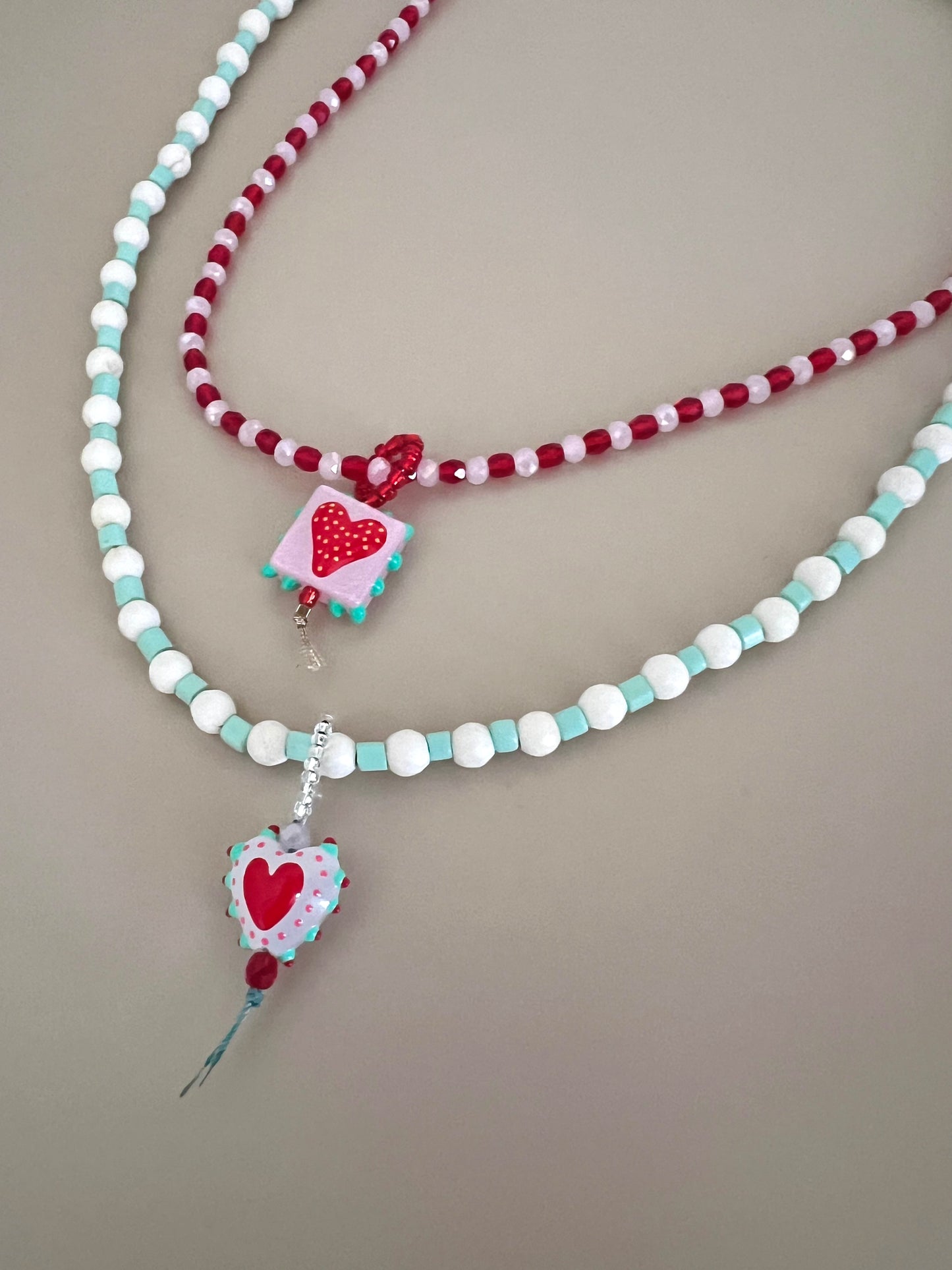 Collane con cuori o fiore pendenti