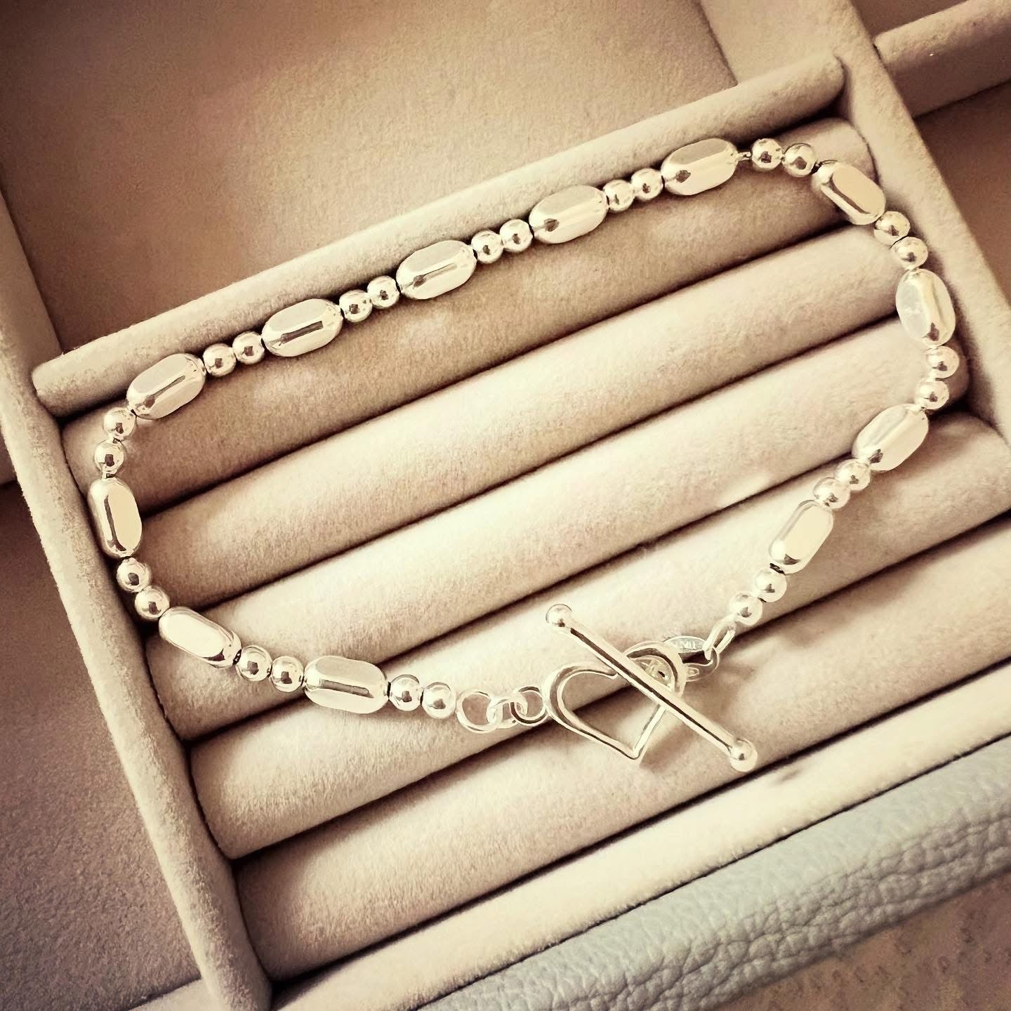 Bracciali con chiusura a T cuore