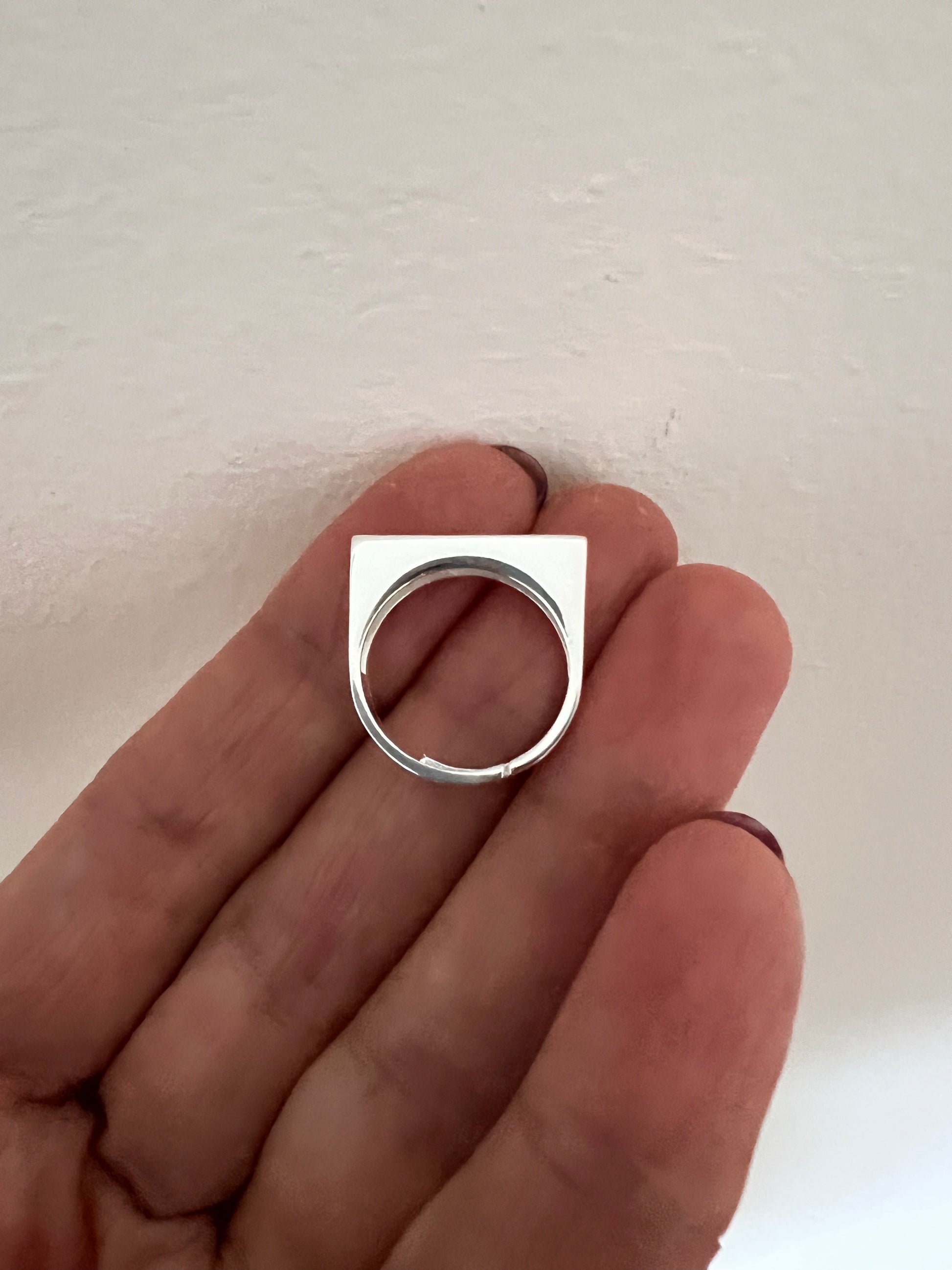 Anello squadrato - Filigrane & co