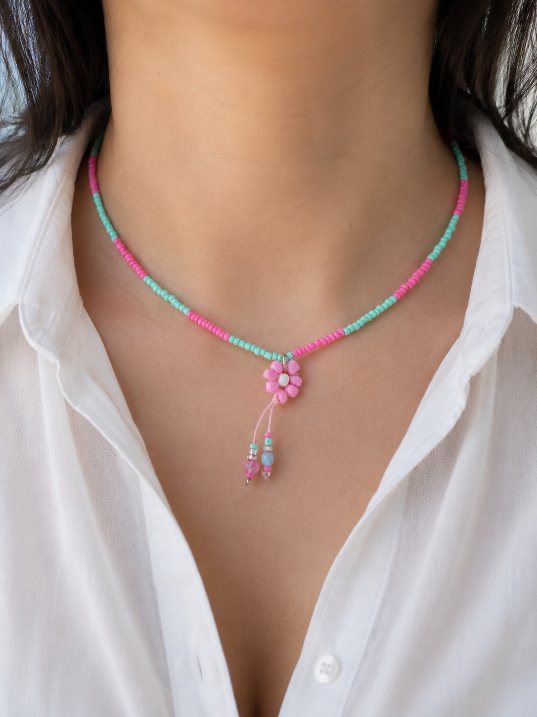 Collane fiori di perline - Filigrane & co