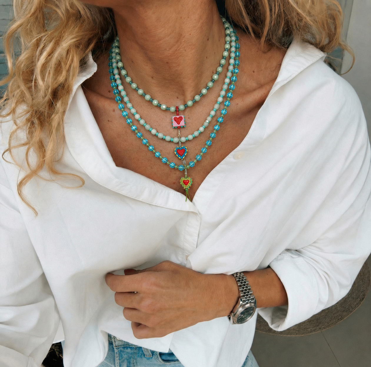 Collane con cuori o fiore pendenti - Filigrane & co