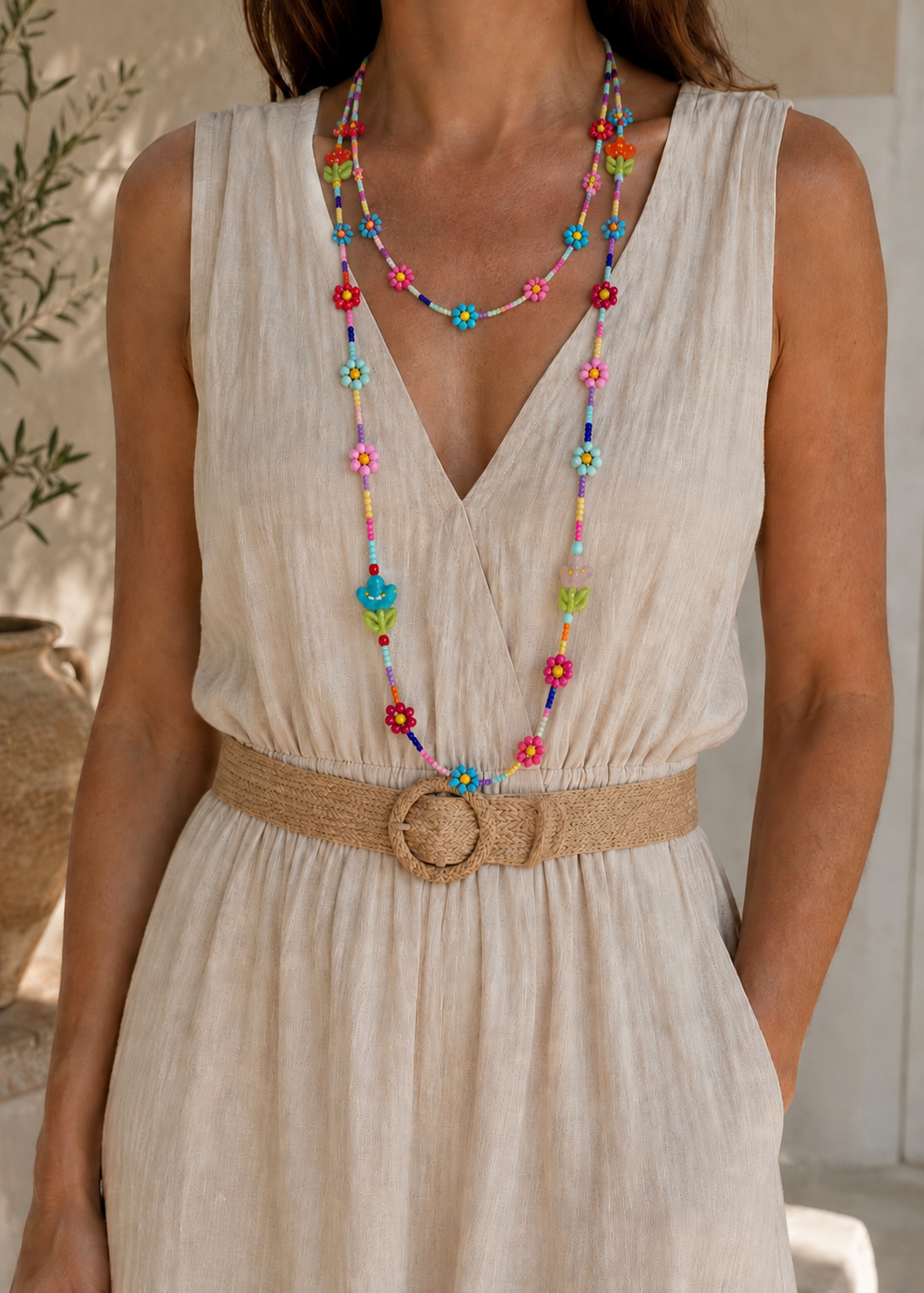 Collana fiorita - Filigrane & co