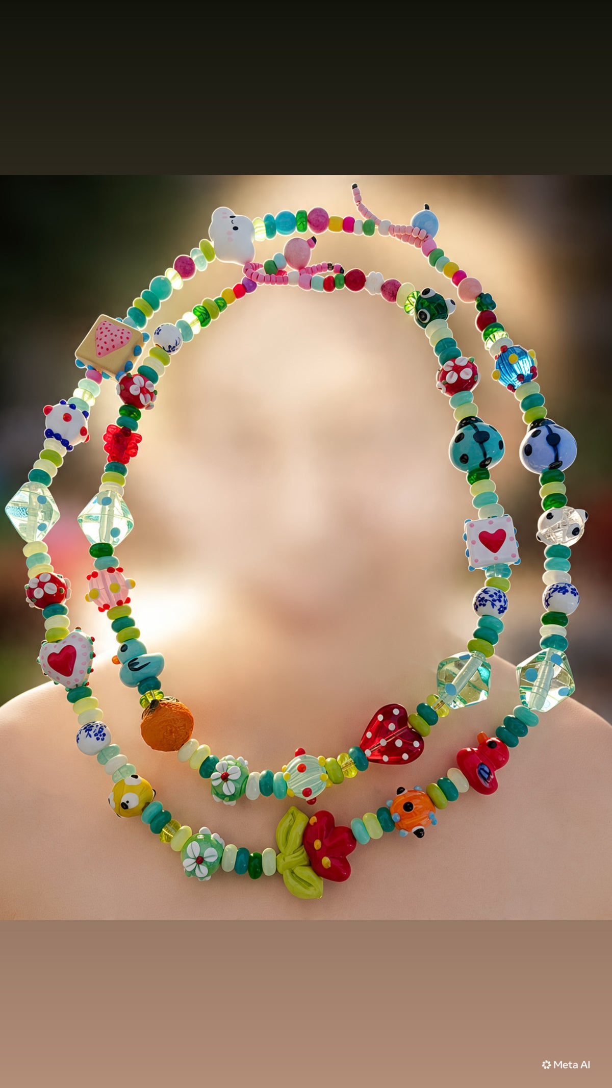 Collane fantasia multicolor - Filigrane & co