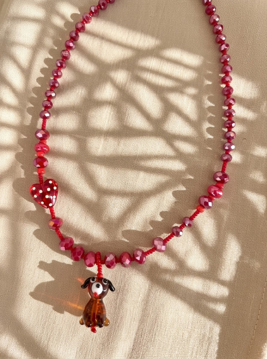 Collane con animaletti in vetro