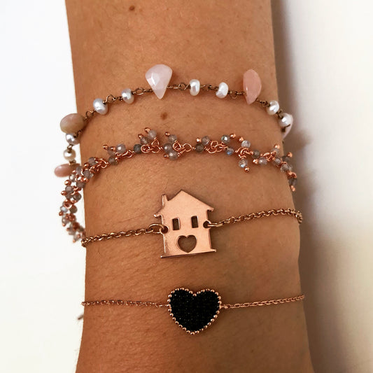 Braccialetti in argento rosato - Filigrane & co