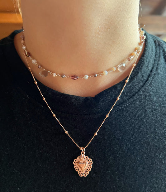 Collana cuore sacro