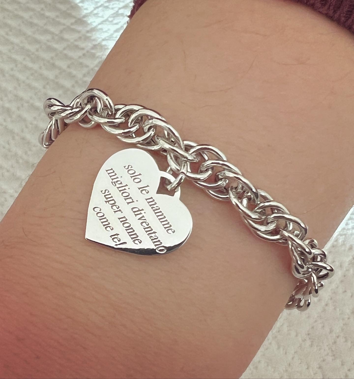 Bracciale cuore nonna