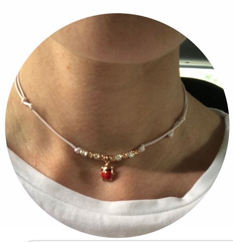 Collana Girocollo Sarda - Pintadera e Su Coccu in Argento Collana Girocollo Sarda - Pintadera e Su Coccu in Argento
