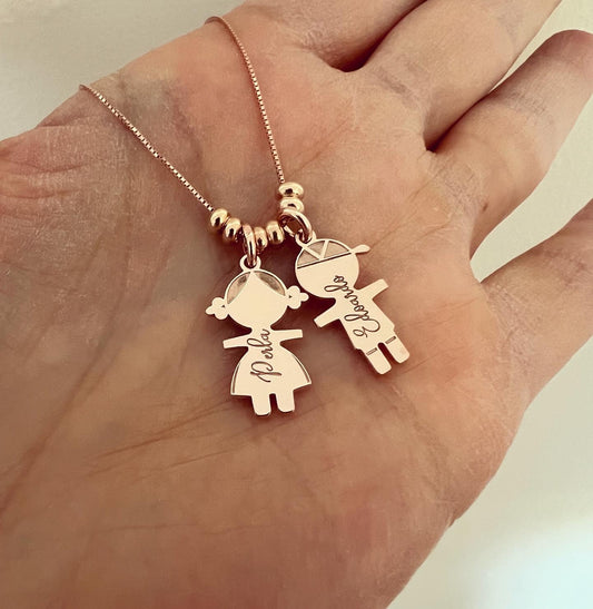 Ciondolo Personalizzato Medaglietta Incisa Placcata Oro 19 Mm E Charm Madreperla 10 Mm 10861 - Foto 10