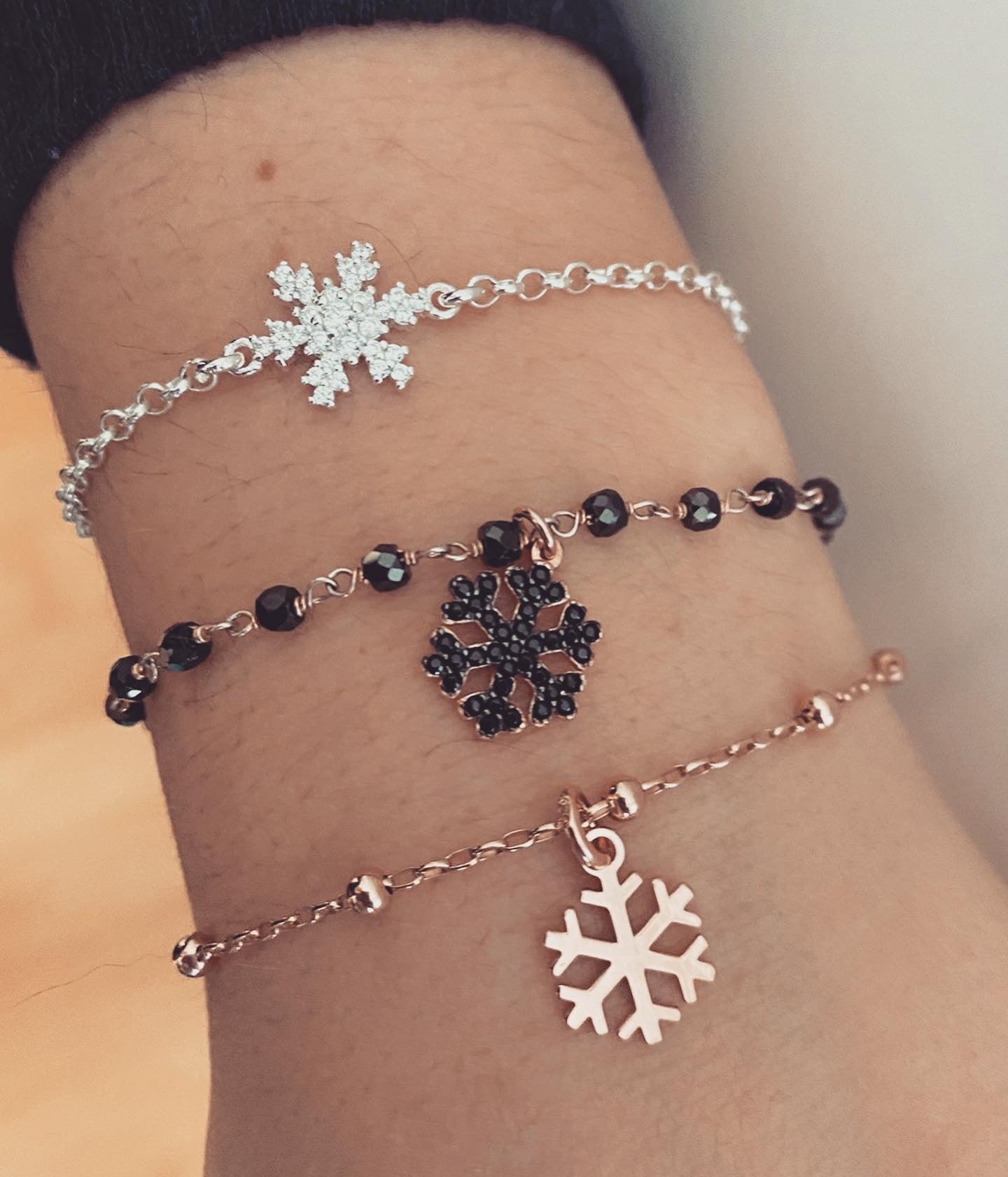 Braccialetti fiocco di neve