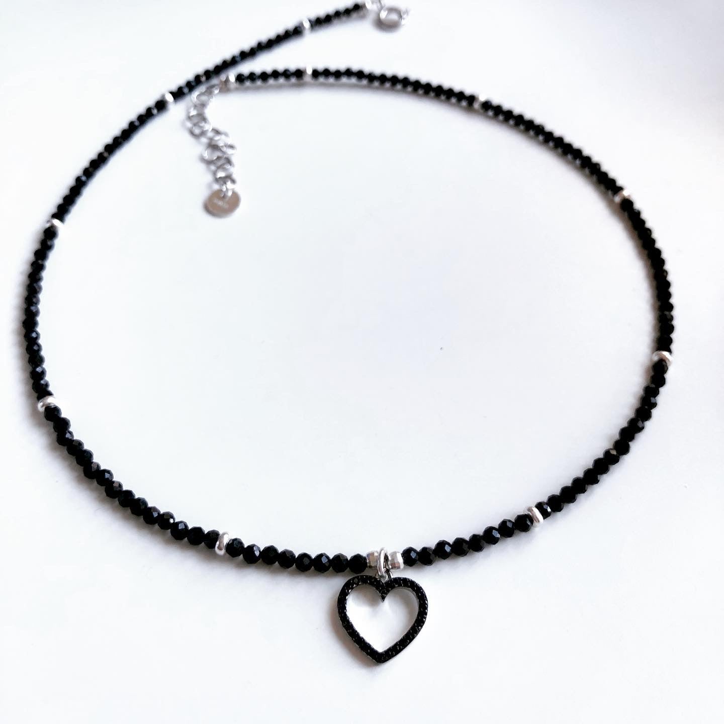 Collana cuore nero - Filigrane & co