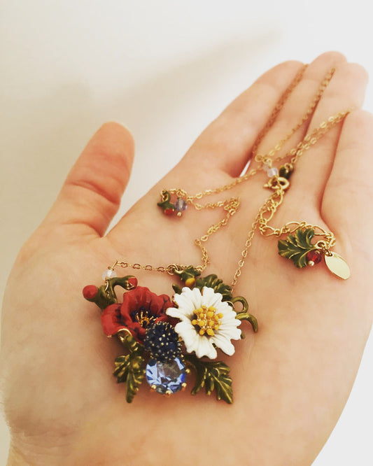 Collana fiorita - Filigrane & co