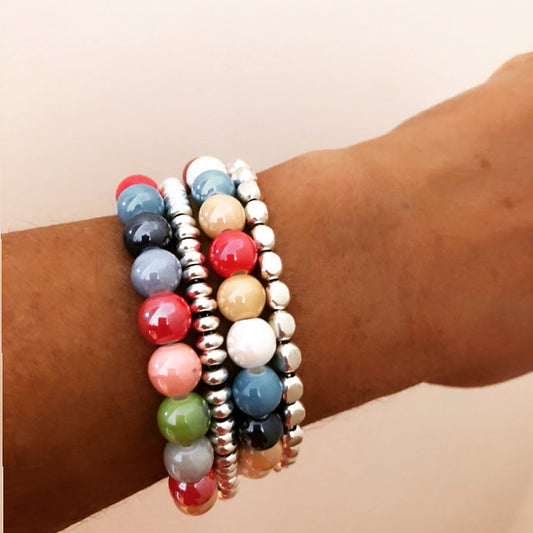 Braccialetti in ceramica colorata - Filigrane & co