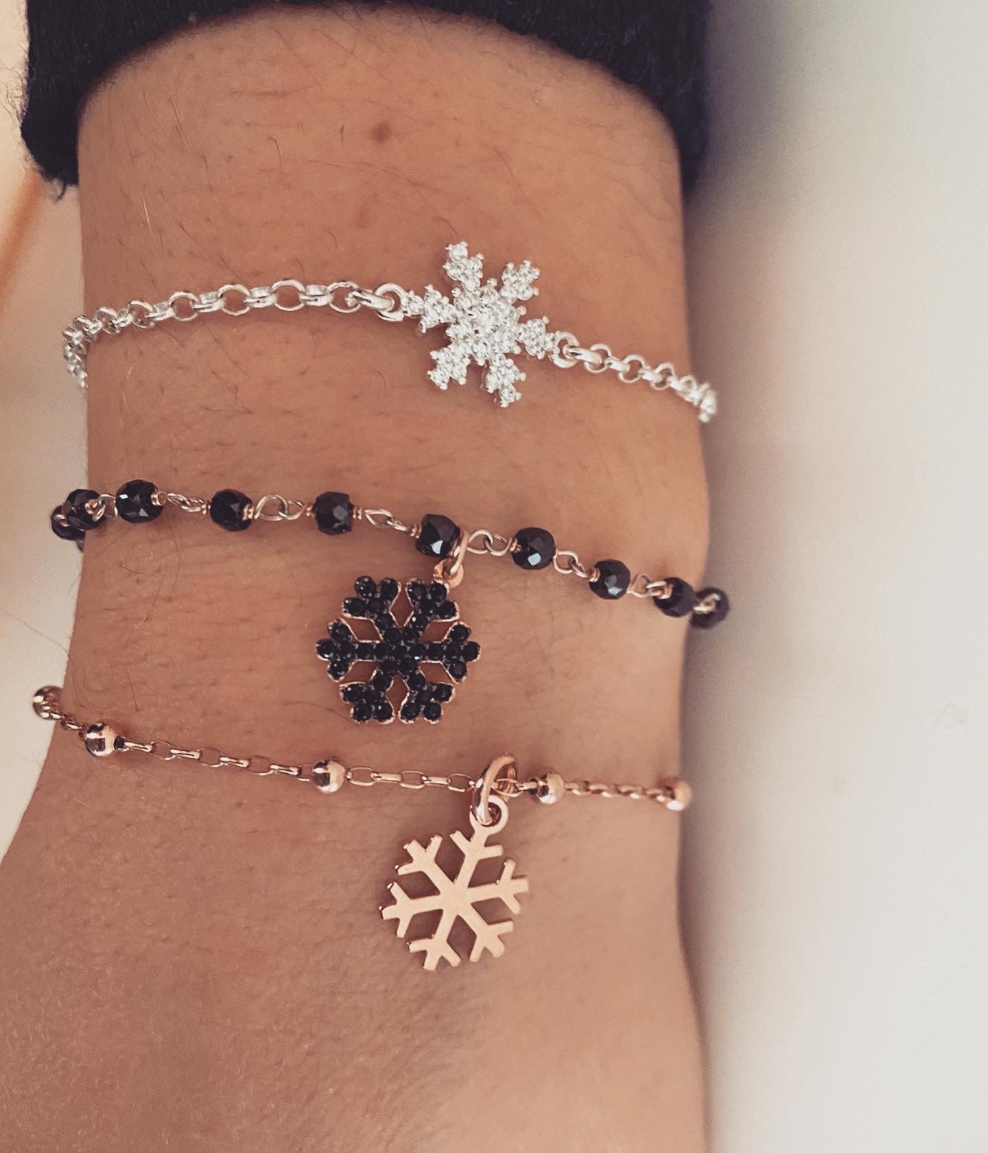 Braccialetti fiocco di neve