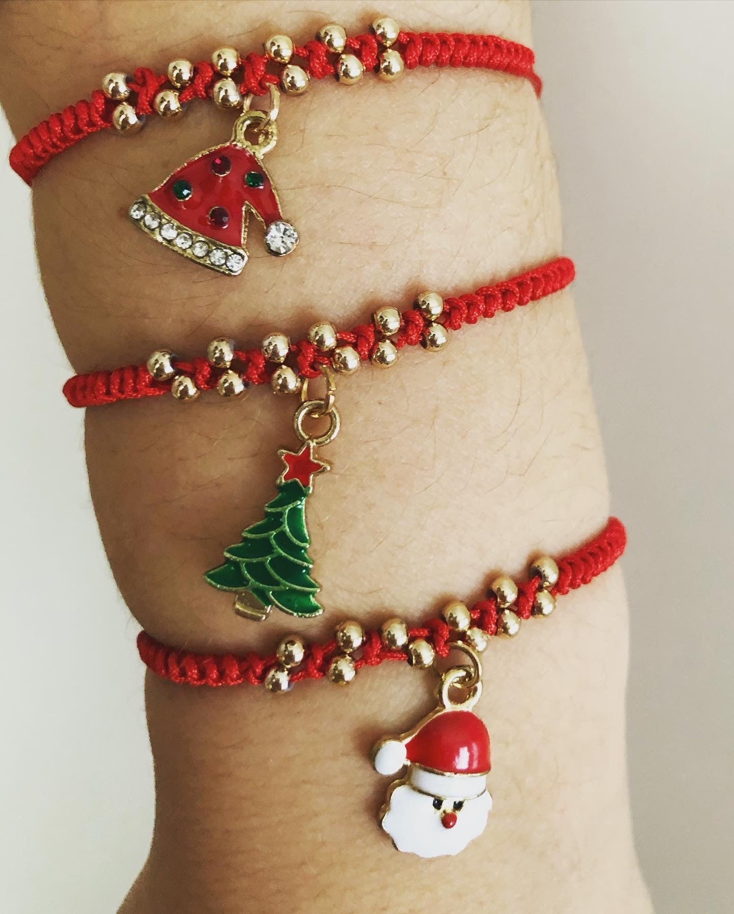 Braccialettini Natale - Filigrane & co